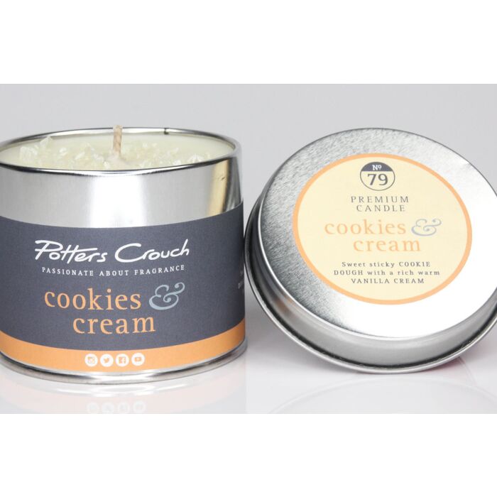 Potters Crouch - Candle Tin - Cookies n Cream-1